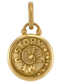 Narrative Gold Pendant