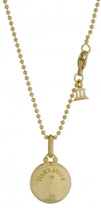 Narrative Gold Pendant